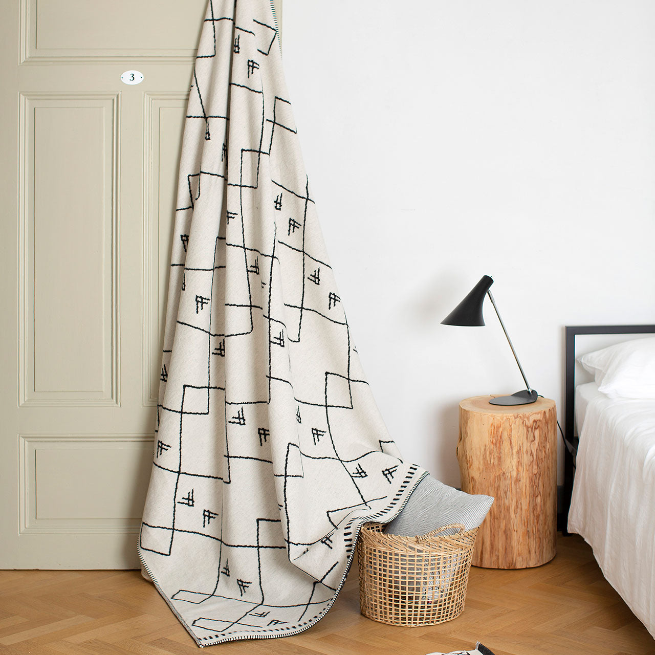 Fussenegger Jade Wohndecke aus Bio Baumwolle