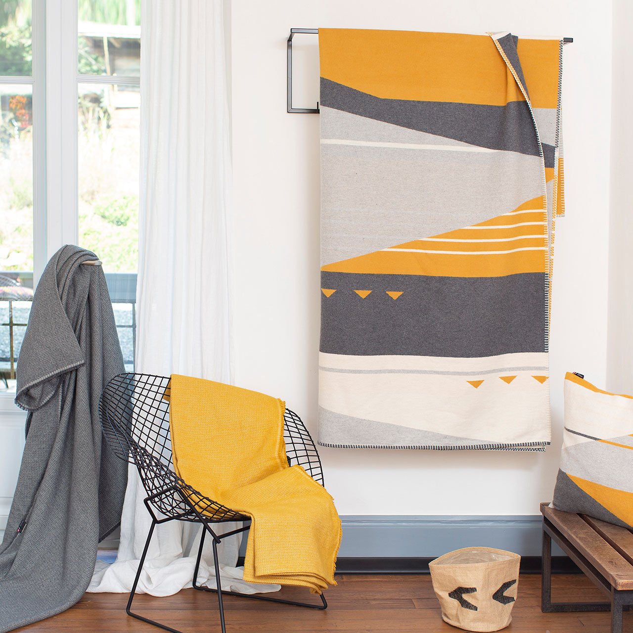 Fussenegger Jade Wohndecke aus Bio Baumwolle