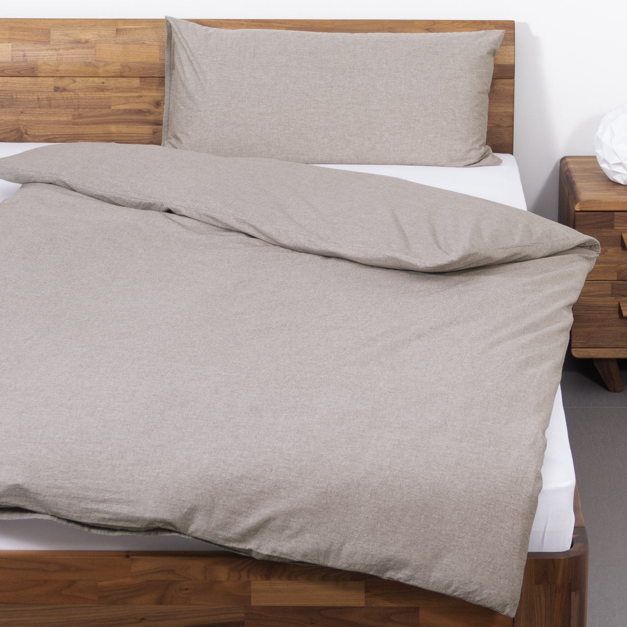 Ege Organics Bettdeckenbezug aus Bio Baumwolle Poplin