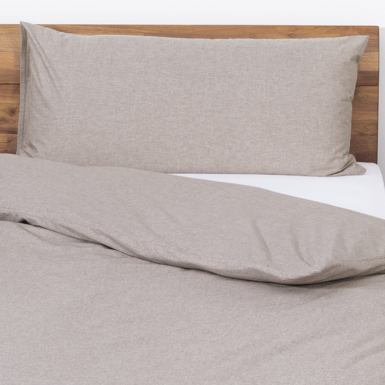 Ege Organics Kopfkissenbezug aus Bio Baumwolle Poplin