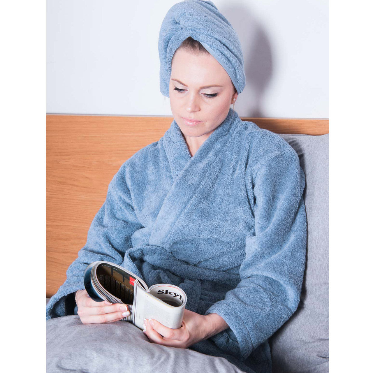 Ege Organics Frottee Unisex Bademantel aus Bio Baumwolle