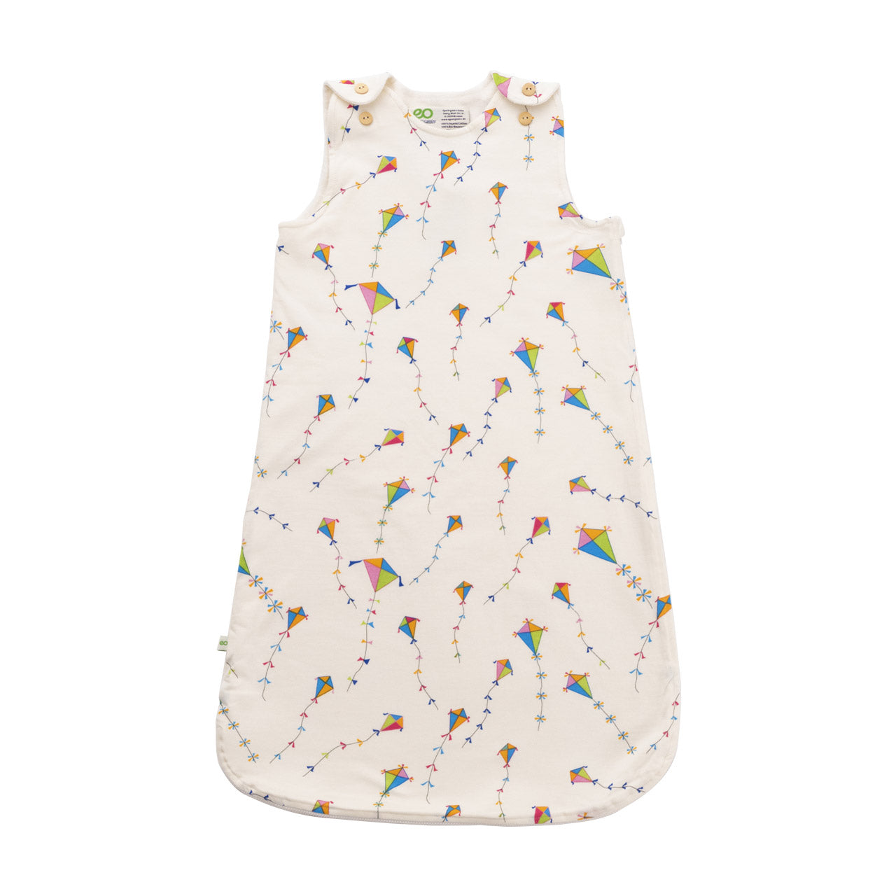 Ege Organics Kurzarm Babyschlafsack aus Bio Baumwoll Frottee