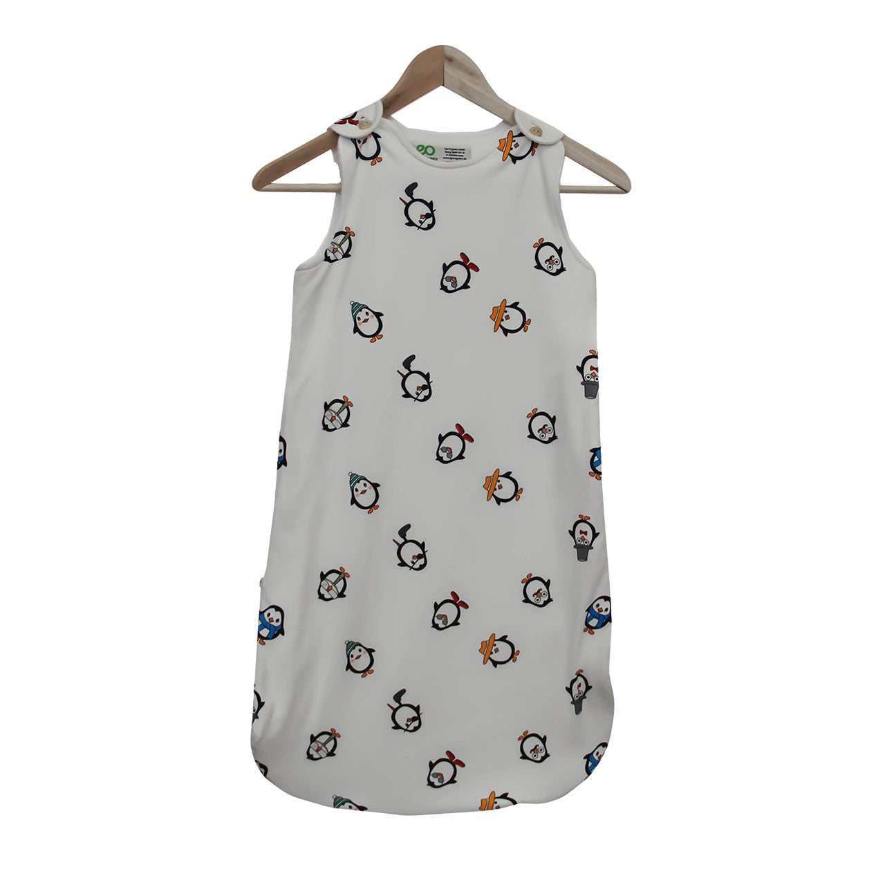 Ege Organics Kurzarm Babyschlafsack aus Bio Baumwoll Frottee