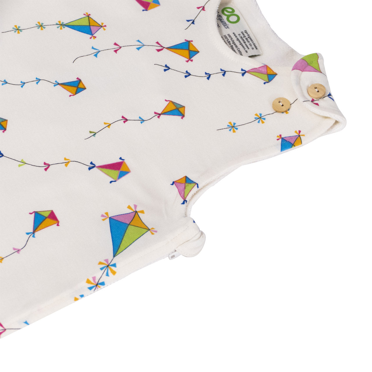 Ege Organics Kurzarm Babyschlafsack aus Bio Baumwoll Frottee