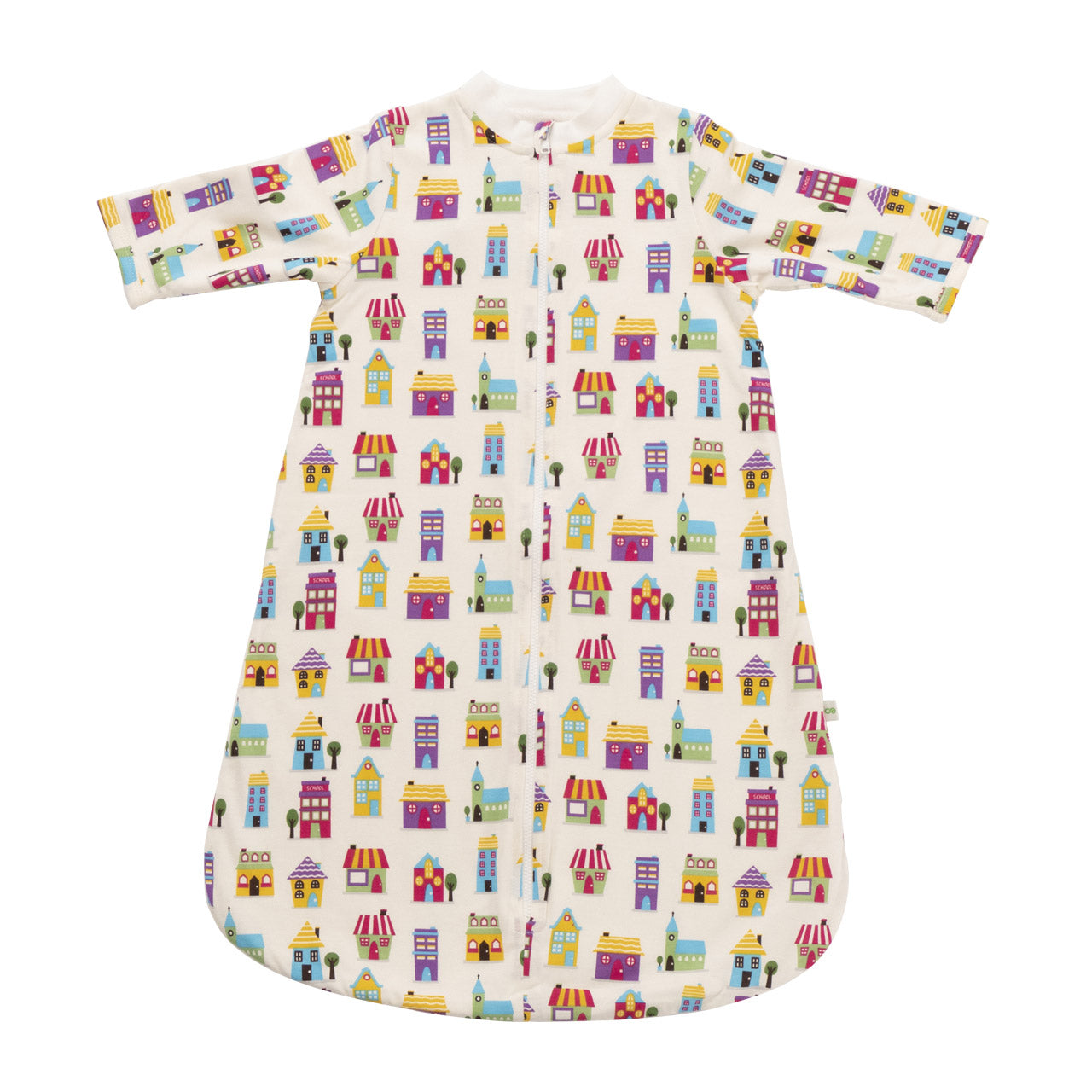 Ege Organics Langarm Babyschlafsack aus Bio Baumwoll Frottee