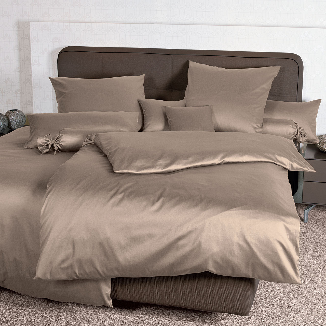 Janine Colors Kissenbezug für Nackenrollen aus Baumwolle