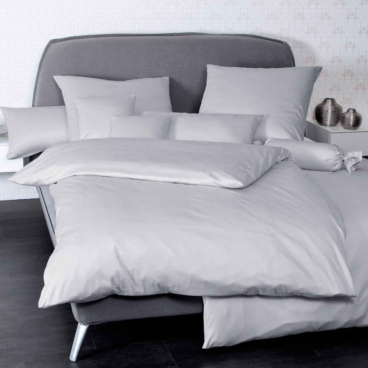 Janine Colors Kissenbezug für Nackenrollen aus Baumwolle