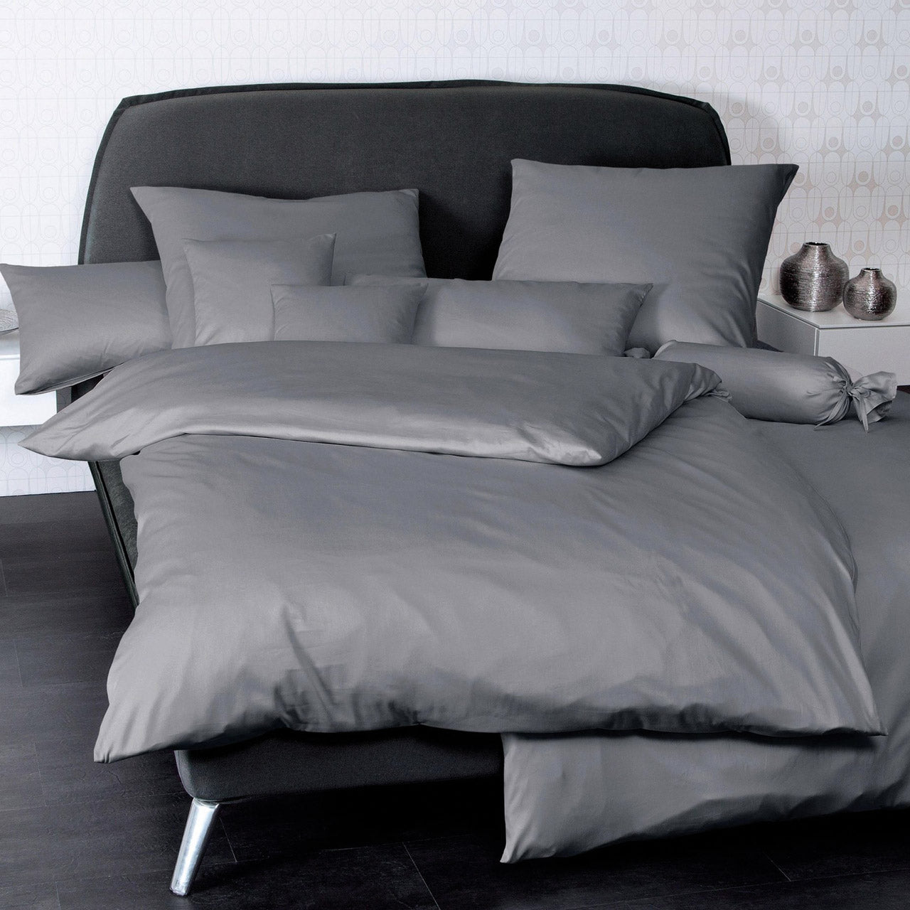 Janine Colors Kissenbezug für Nackenrollen aus Baumwolle