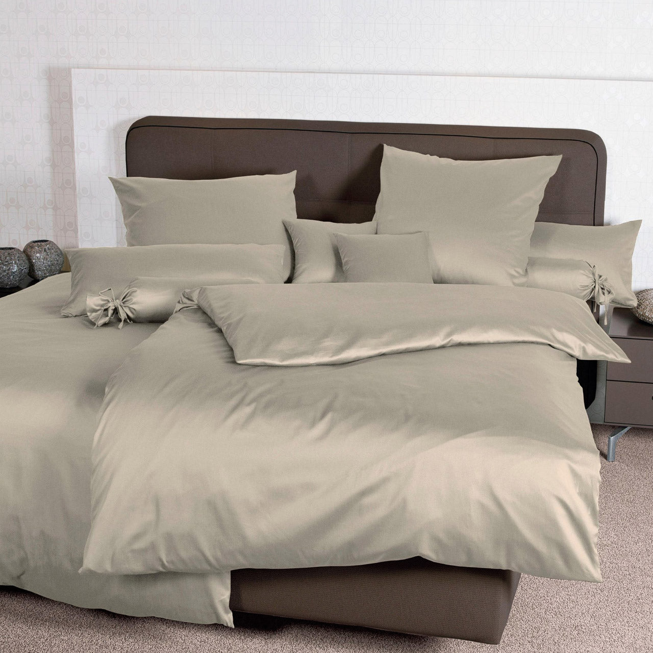 Janine Colors Kissenbezug für Nackenrollen aus Baumwolle