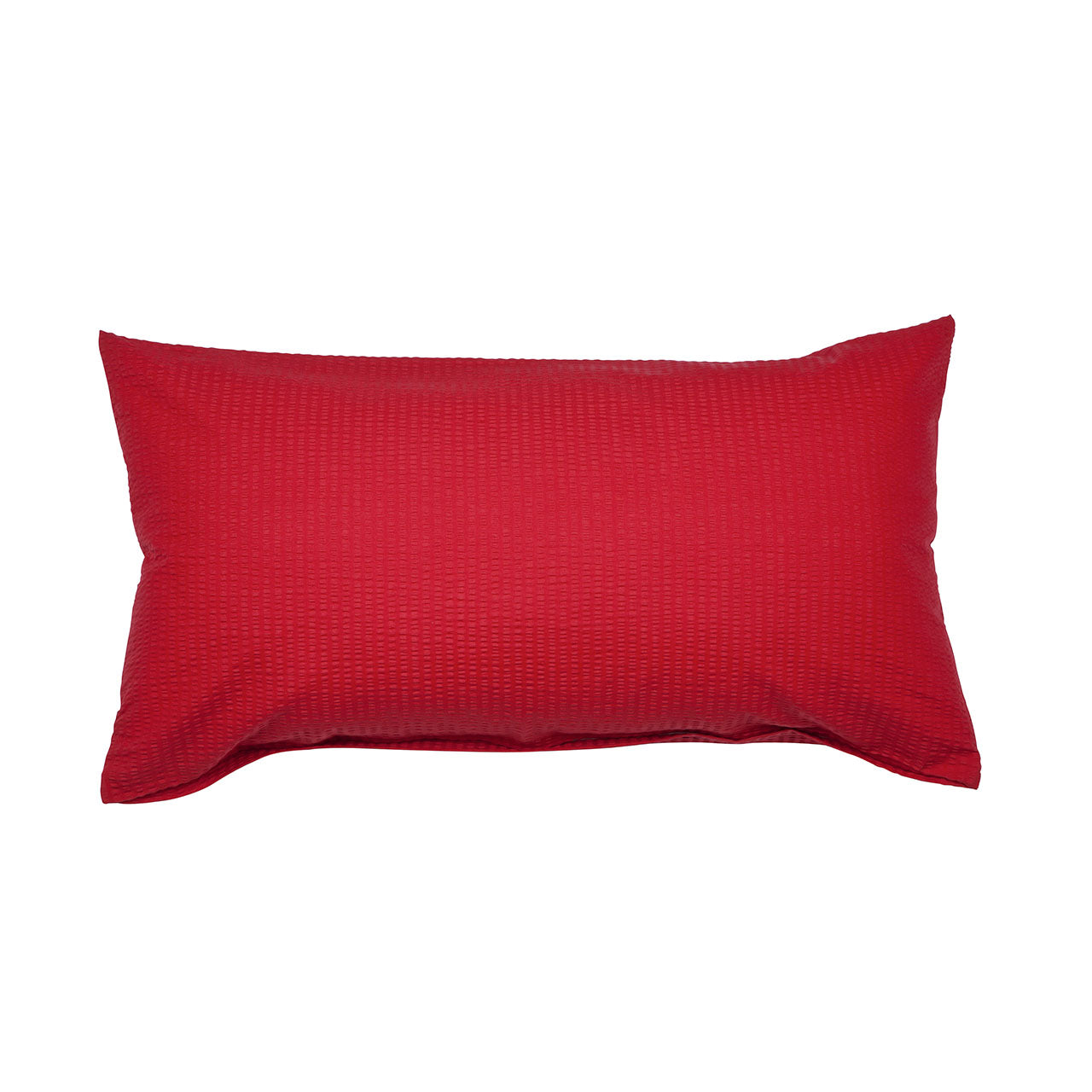 Janine Sensitive Uni Kissenbezug aus Baumwoll Seersucker