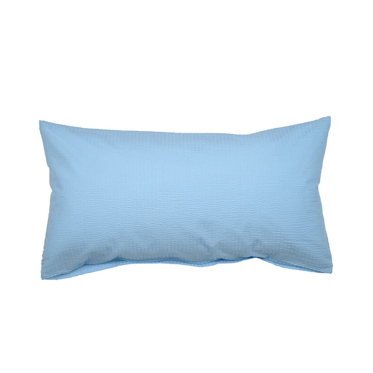 Janine Sensitive Uni Kissenbezug aus Baumwoll Seersucker