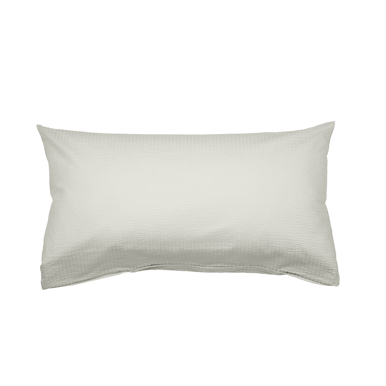 Janine Sensitive Uni Kissenbezug aus Baumwoll Seersucker