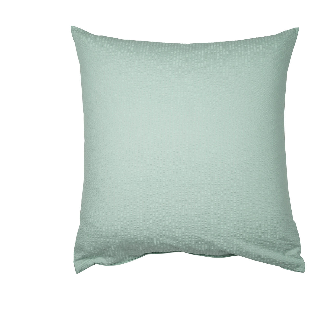 Janine Sensitive Uni Kissenbezug aus Baumwoll Seersucker