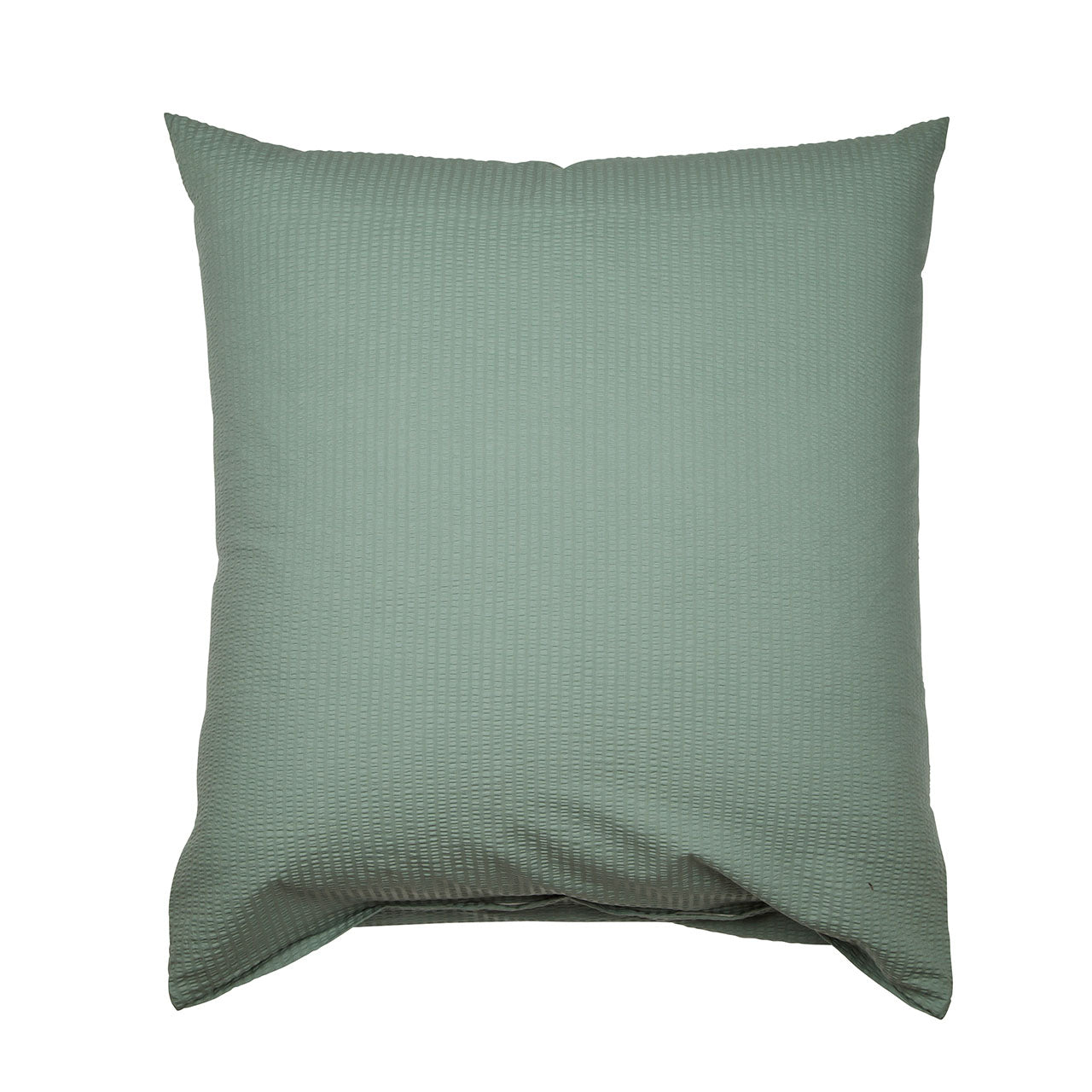 Janine Sensitive Uni Kissenbezug aus Baumwoll Seersucker