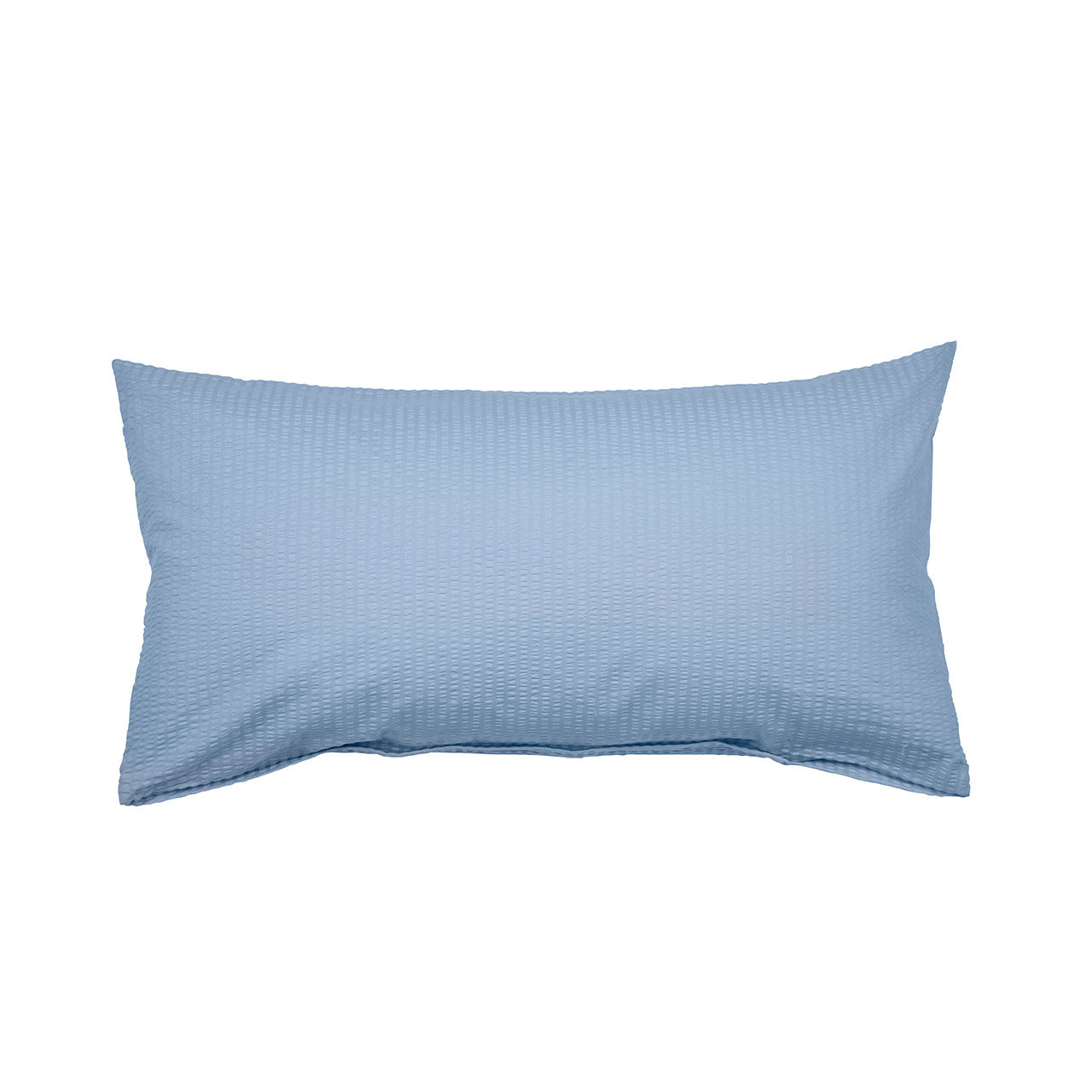 Janine Sensitive Uni Kissenbezug aus Baumwoll Seersucker