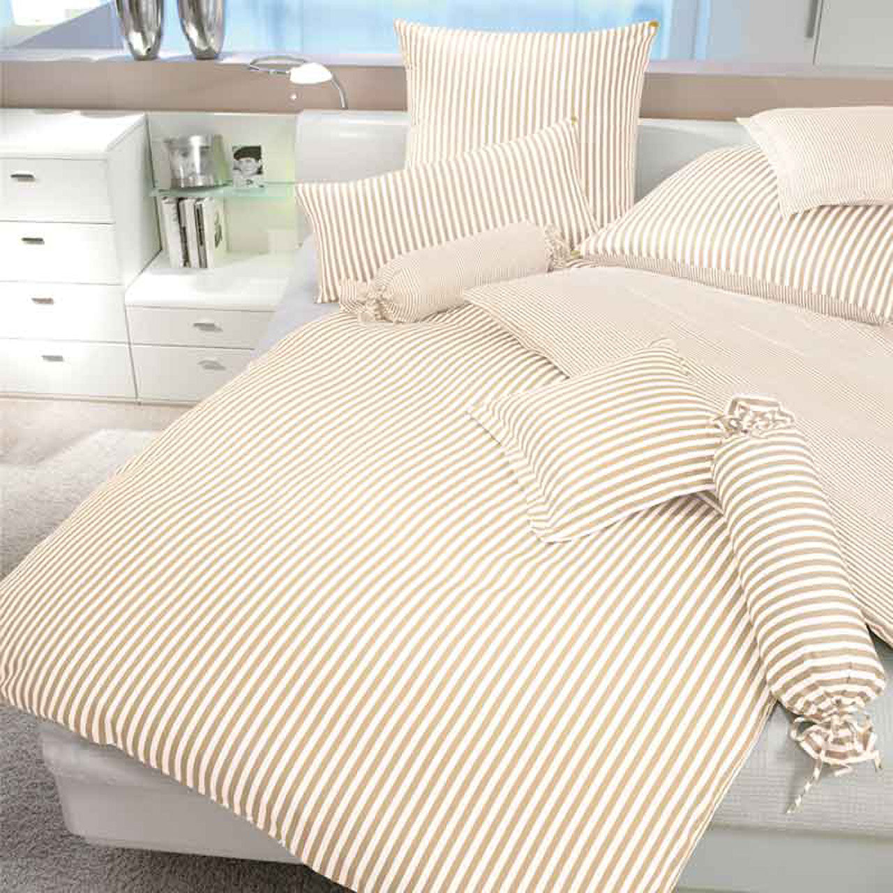 Janine Sensitive Dream Bettwäsche Set aus Baumwoll Satin