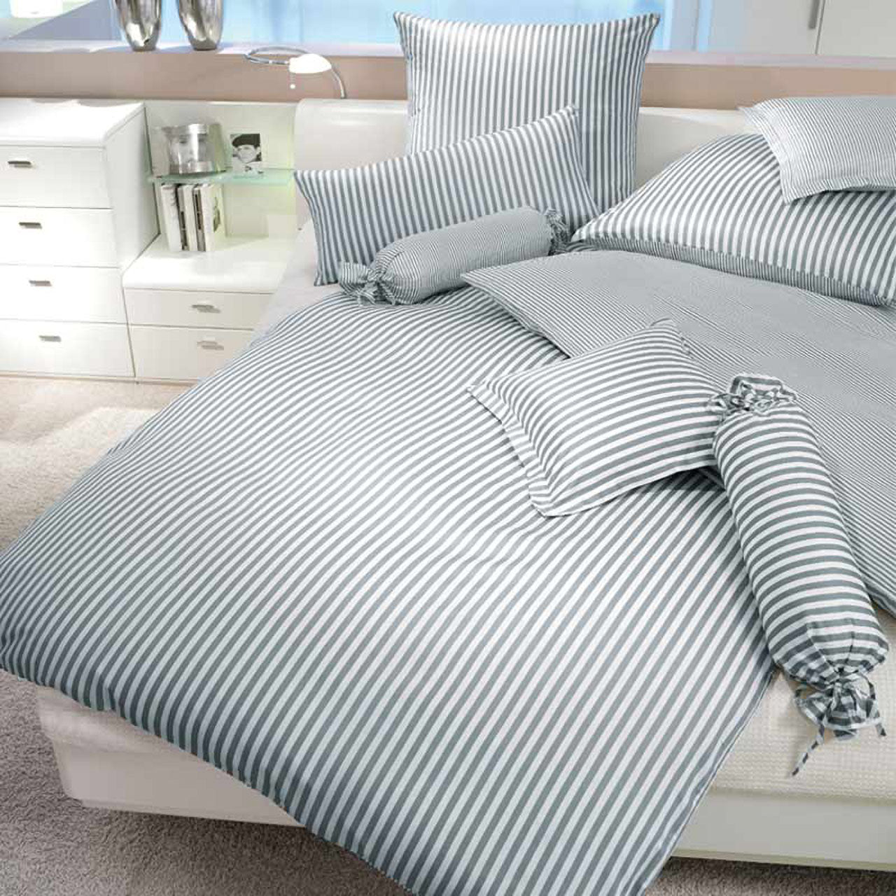 Janine Sensitive Dream Bettwäsche Set aus Baumwoll Satin