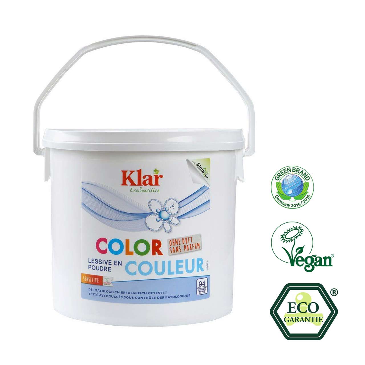 Klar Eco Sensitive Basis Compact Color-Waschmittel ohne Duft