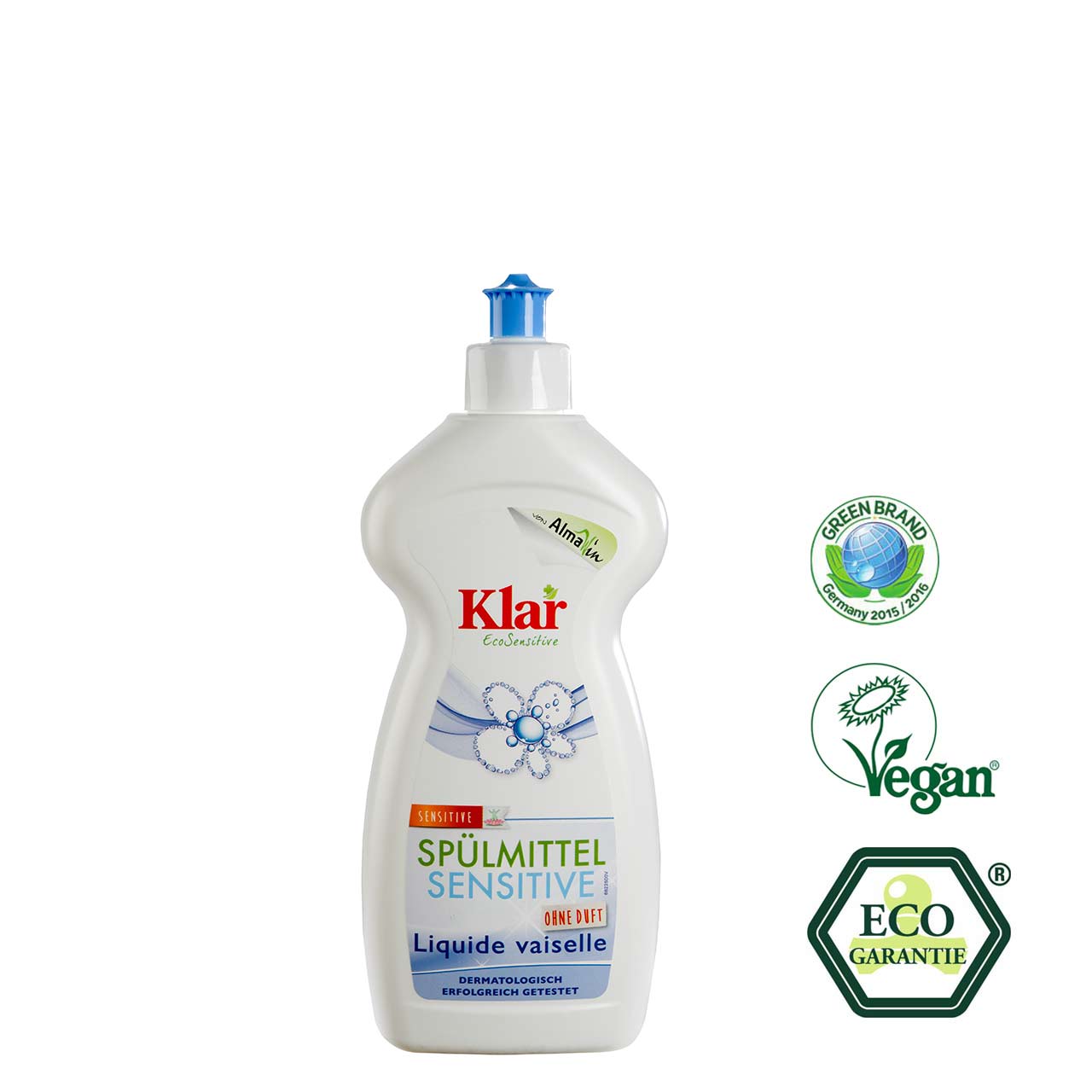 Klar Spülmittel sensitive ohne Duft