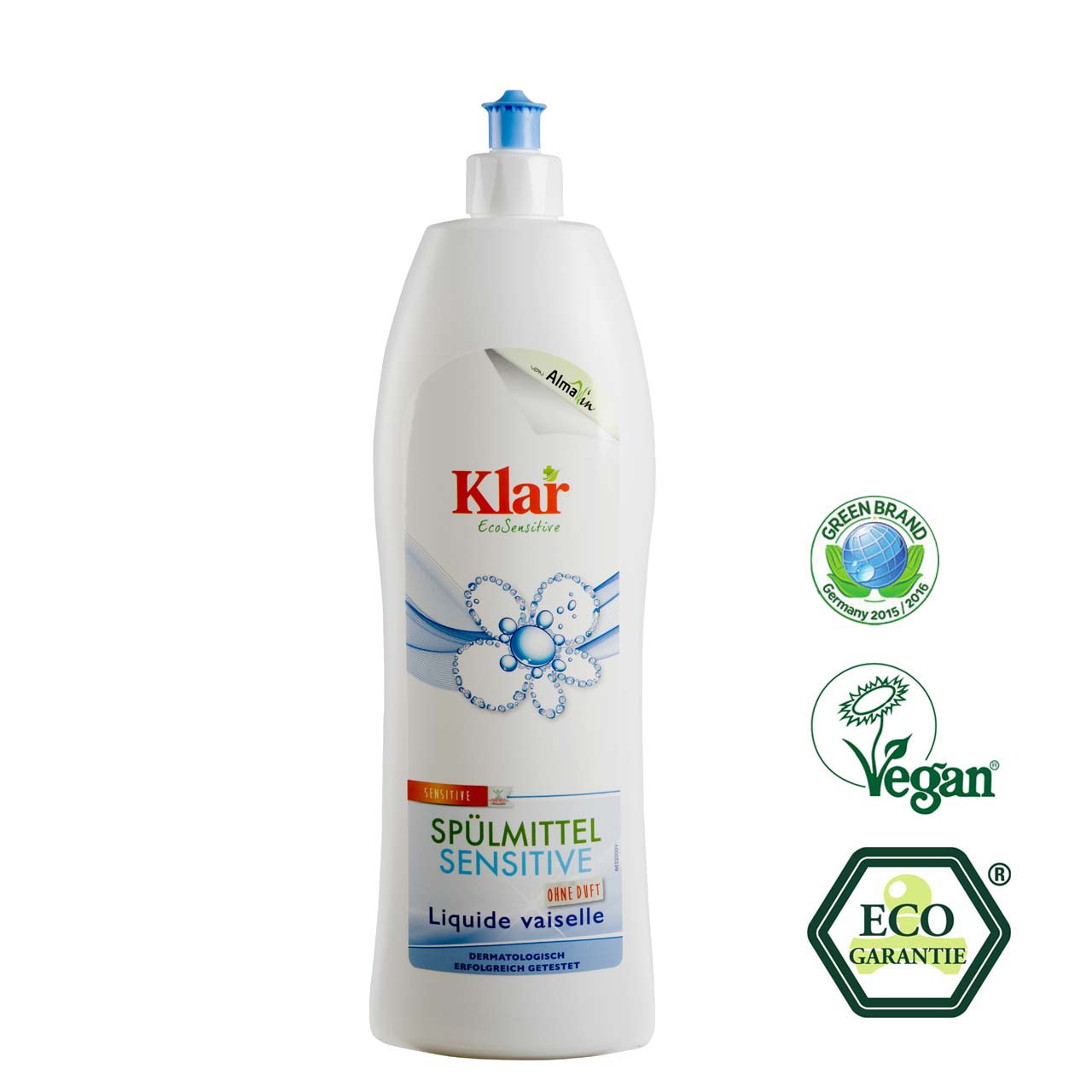 Klar Spülmittel sensitive ohne Duft