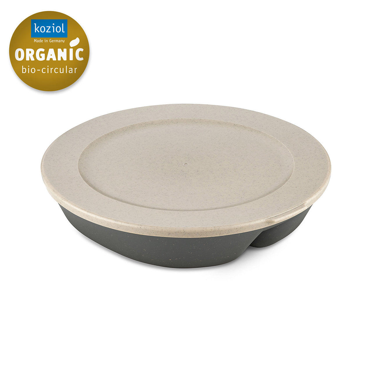 Koziol Connect Separee Menüteller mit Deckel aus Bio Plastik