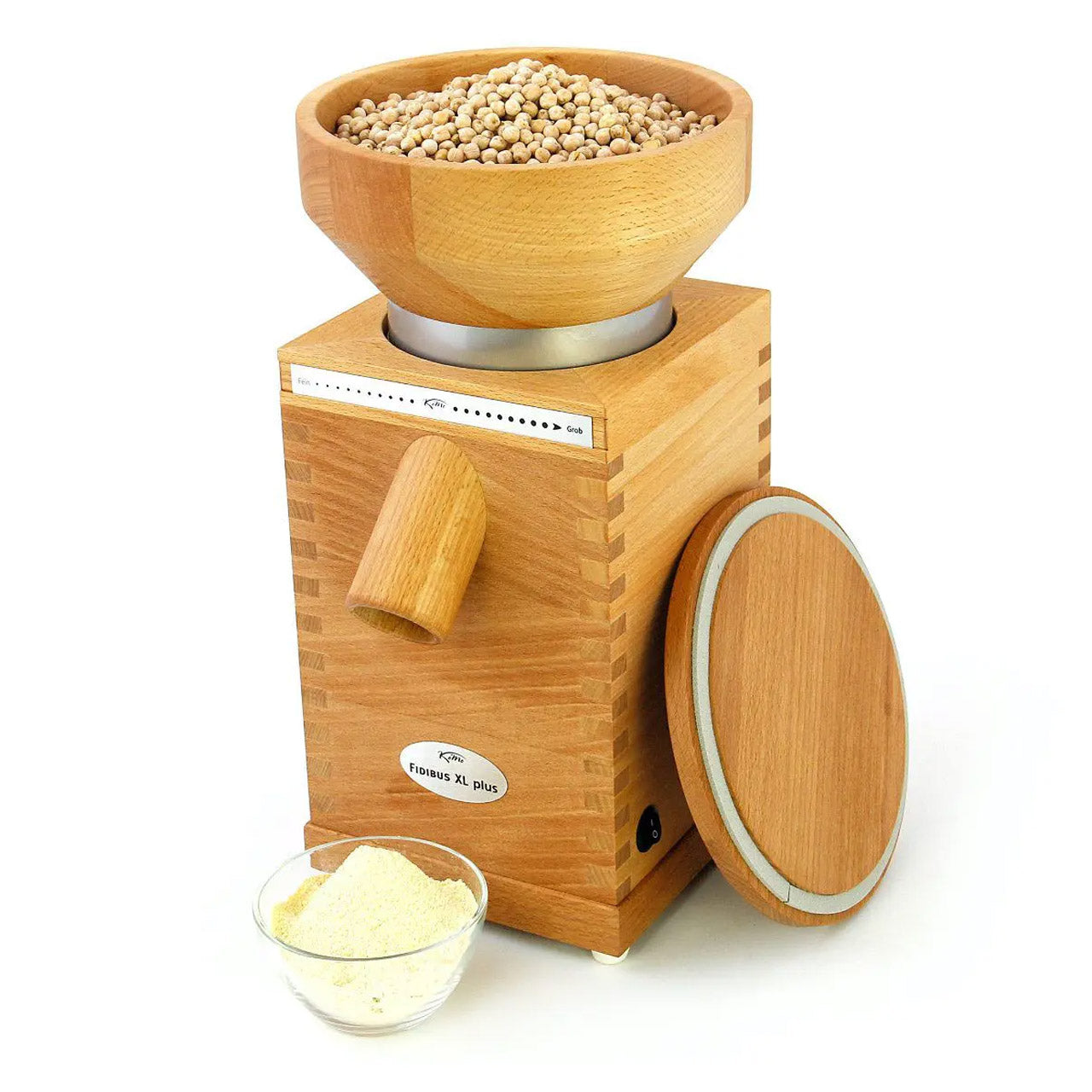 KoMo Fidibus XL Plus elektrische Getreidemühle Profigerät für Dauerbetrieb