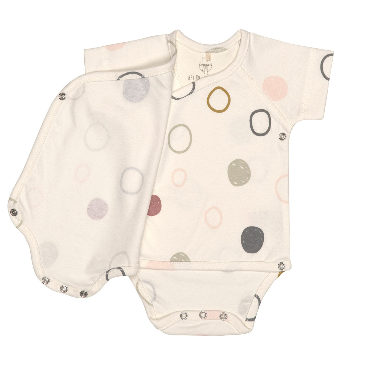Lässig Cozy Colors Baby-Wickelbody Kurzarm aus Bio Baumwolle