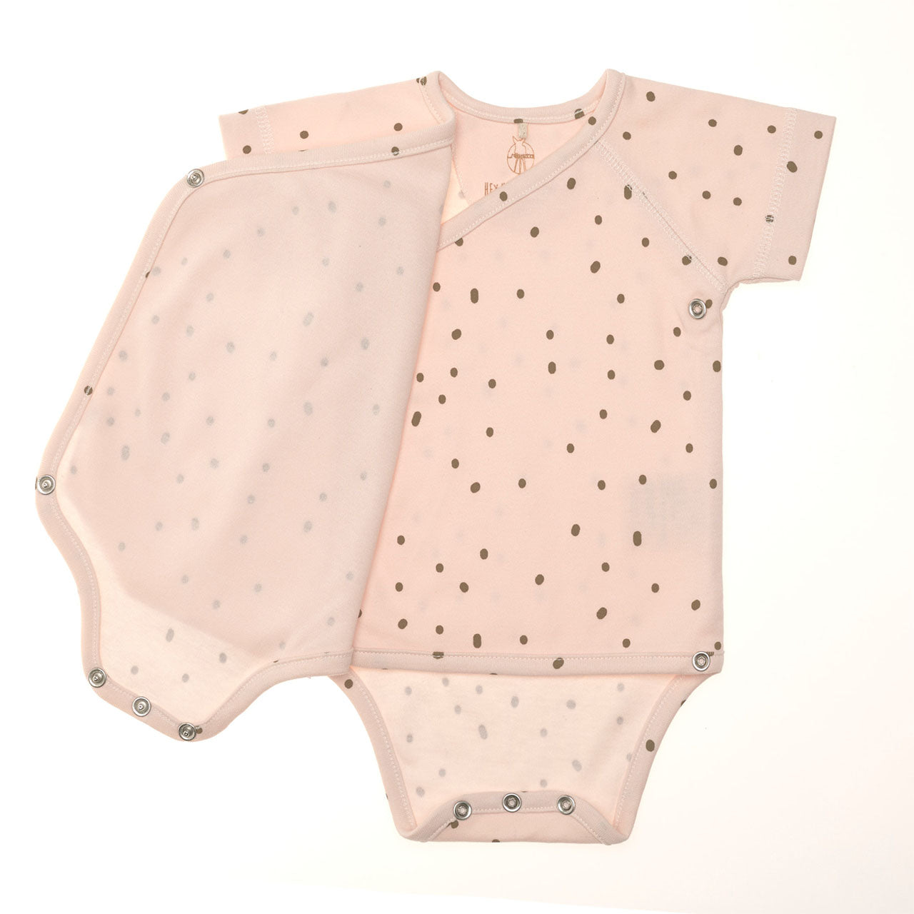 Lässig Cozy Colors Baby-Wickelbody Kurzarm aus Bio Baumwolle