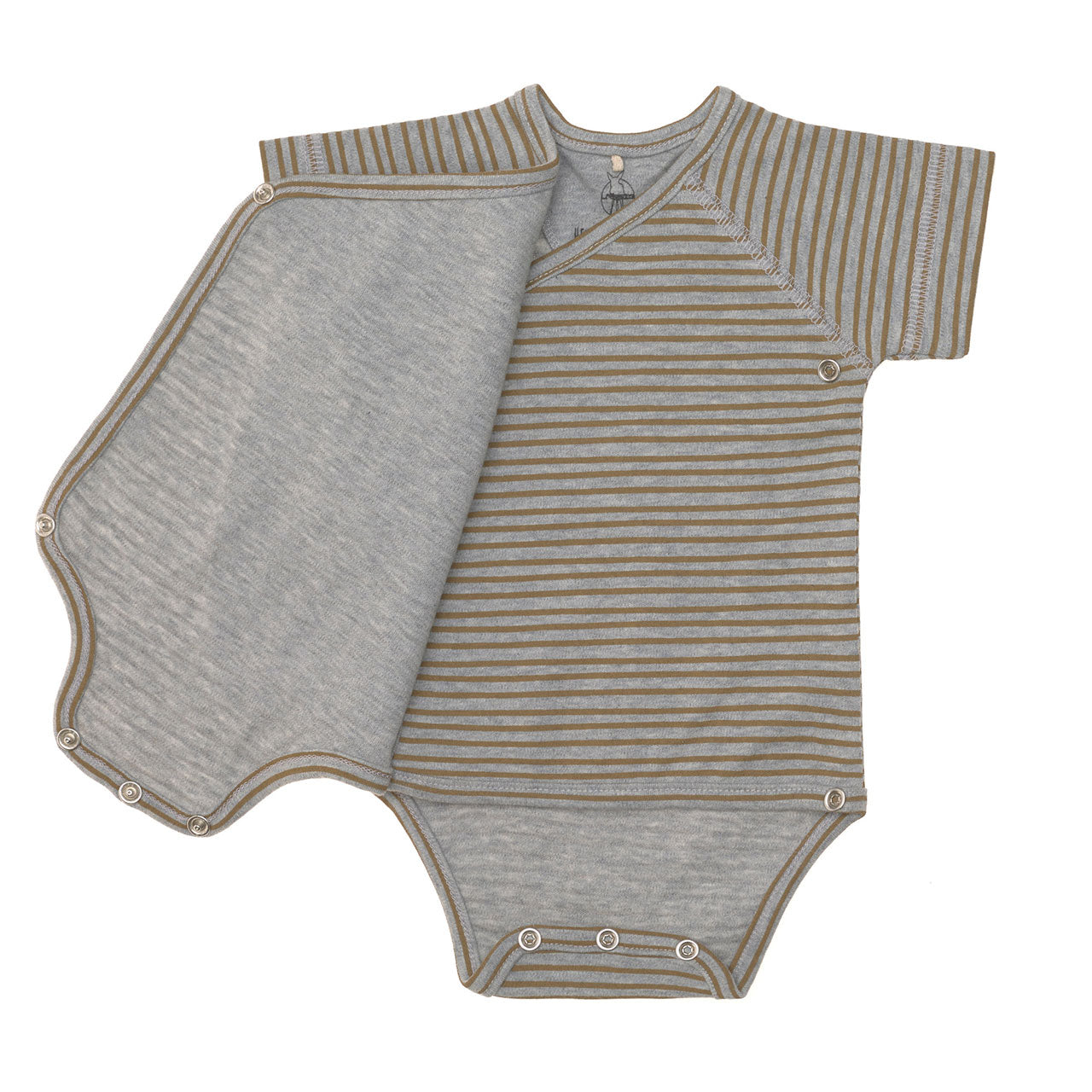 Lässig Cozy Colors Baby-Wickelbody Kurzarm aus Bio Baumwolle