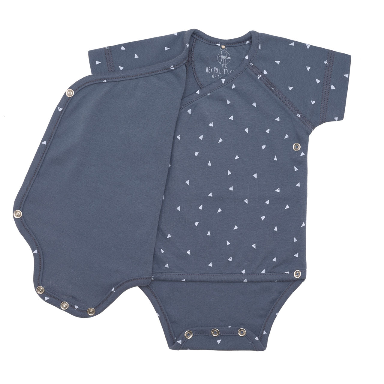 Lässig Cozy Colors Baby-Wickelbody Kurzarm aus Bio Baumwolle
