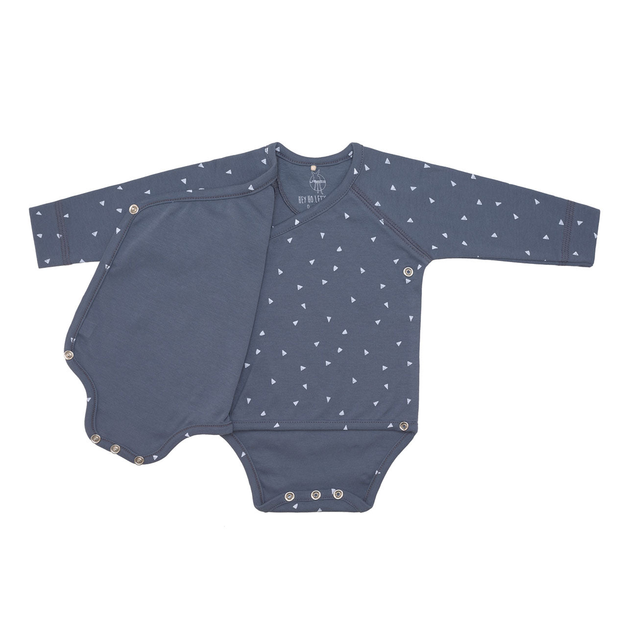 Lässig Cozy Colors Baby-Wickelbody Langarm aus Bio Baumwolle