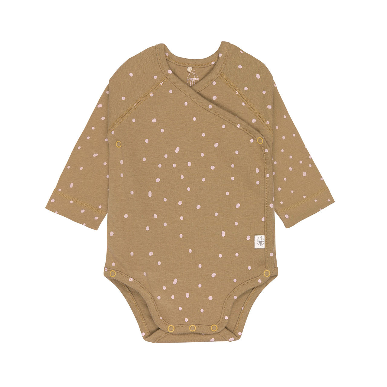 Lässig Cozy Colors Baby-Wickelbody Langarm aus Bio Baumwolle