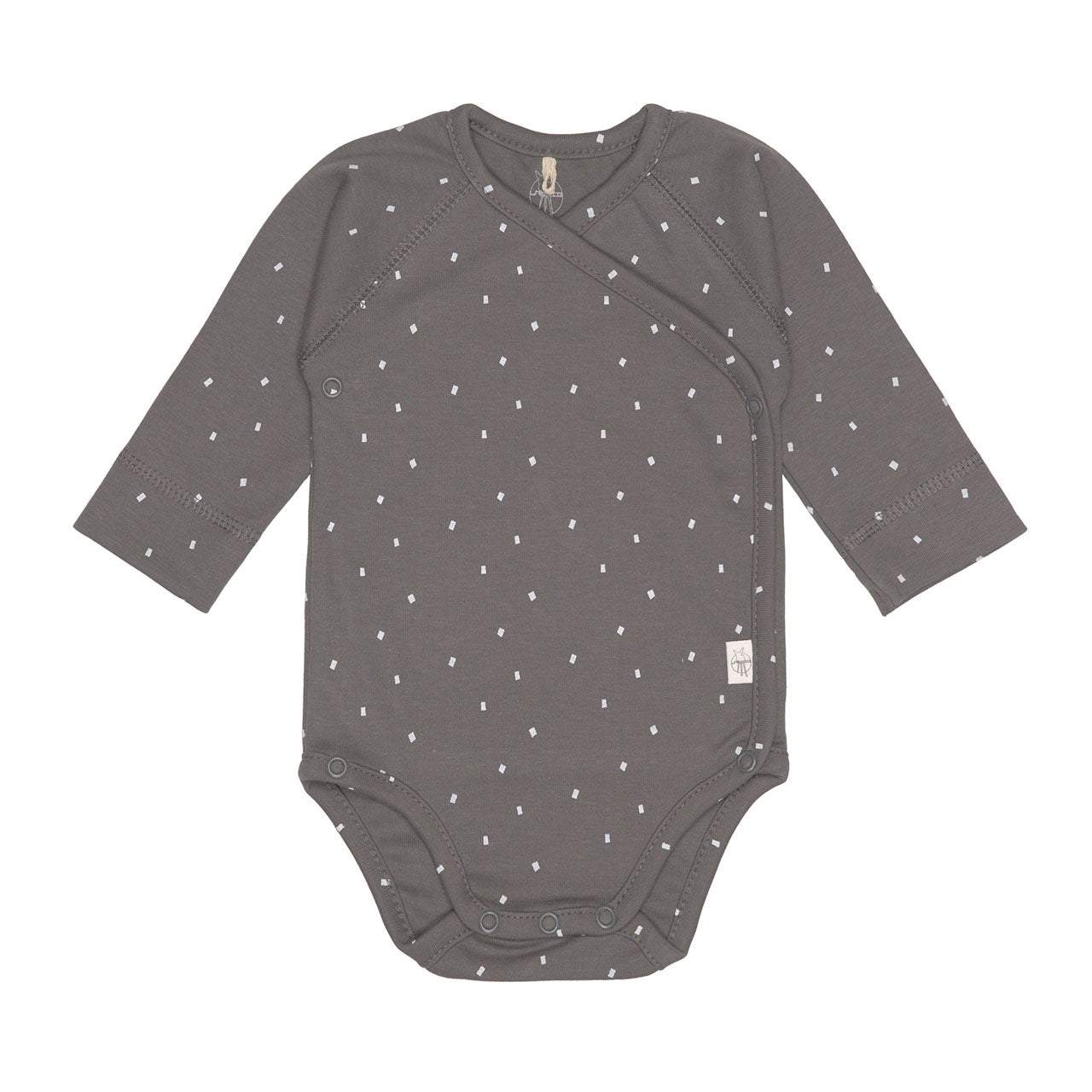 Lässig Cozy Colors Baby-Wickelbody Langarm aus Bio Baumwolle