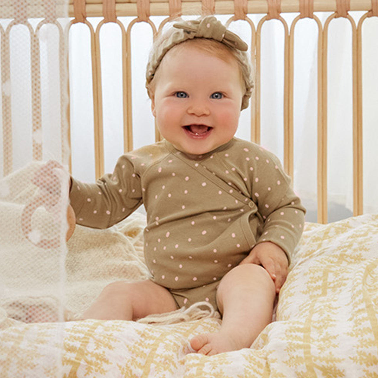 Lässig Cozy Colors Baby-Wickelbody Langarm aus Bio Baumwolle