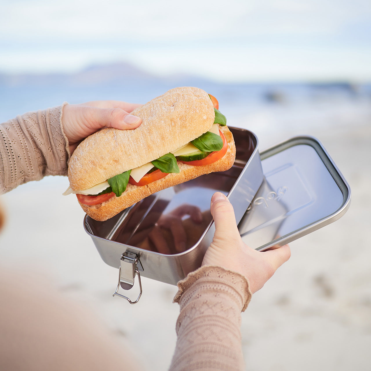 Pandoo Lunchbox aus Edelstahl