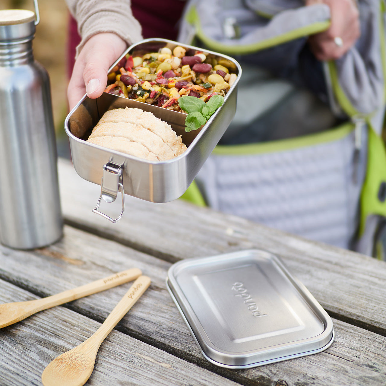 Pandoo Lunchbox aus Edelstahl