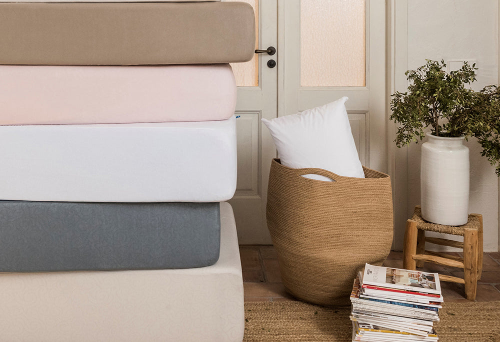 Velfont® Respira Bio-Baumwolle Spannbetttuch wasserdicht und atmungsaktiv