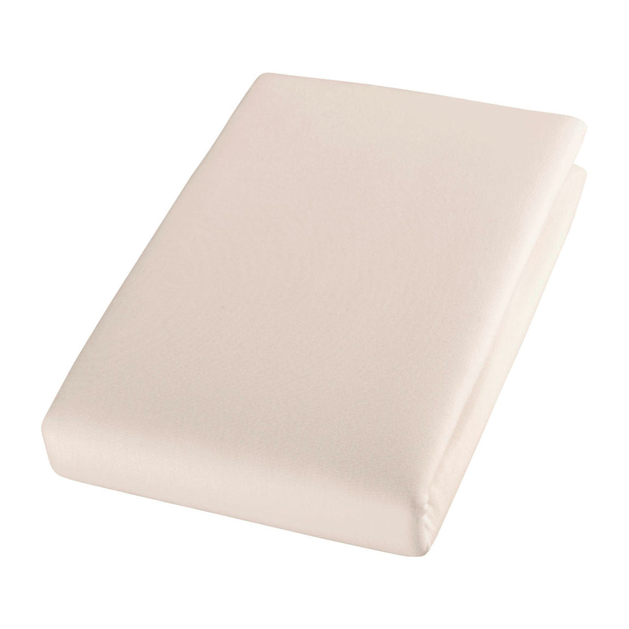 Cotonea Spannbettlaken aus Bio Baumwoll Jersey für hohe Matratzen