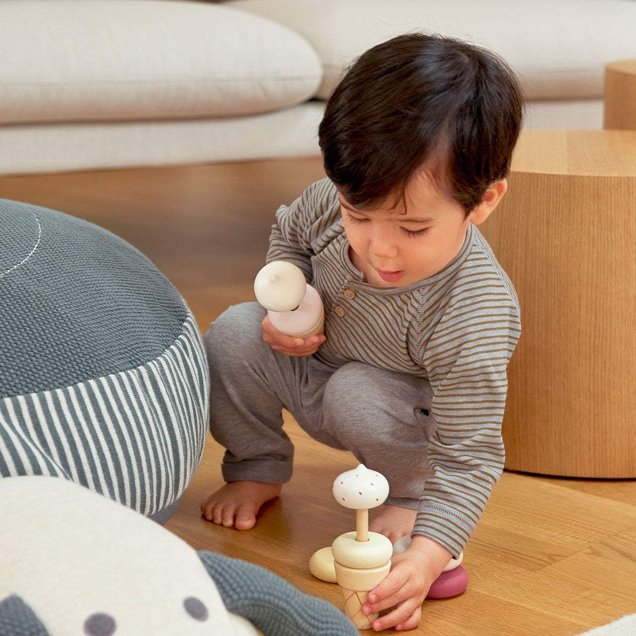 Lässig Cozy Colors Baby Langarm-Shirt aus Bio Baumwolle