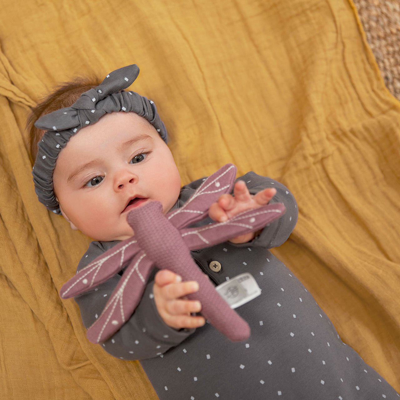 Lässig Cozy Colors Babystrampler ohne Fuß  aus Bio Baumwolle / Elasthan