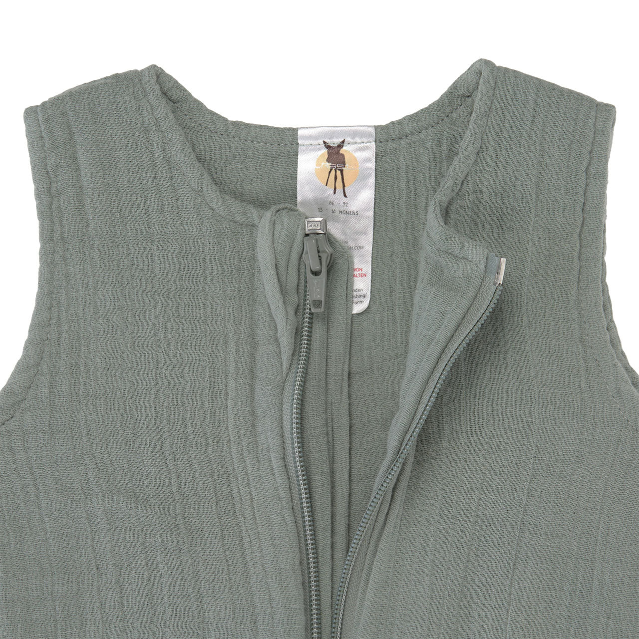 Lässig Cozy Home Baby Sommerschlafsack aus Bio Baumwoll-Musselin