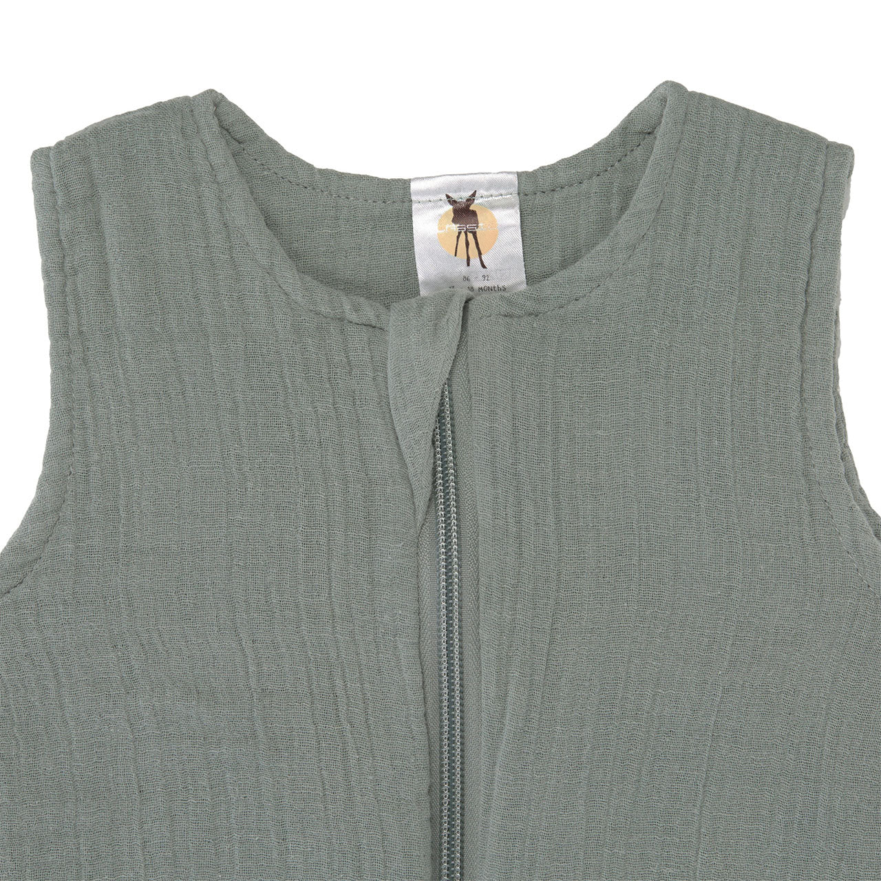 Lässig Cozy Home Baby Sommerschlafsack aus Bio Baumwoll-Musselin