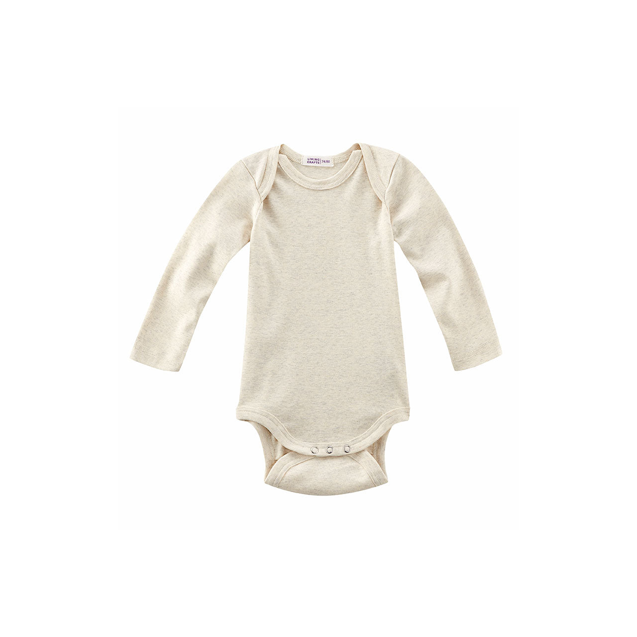 Living Crafts Herby Baby Langarm-Body aus Bio Baumwolle
