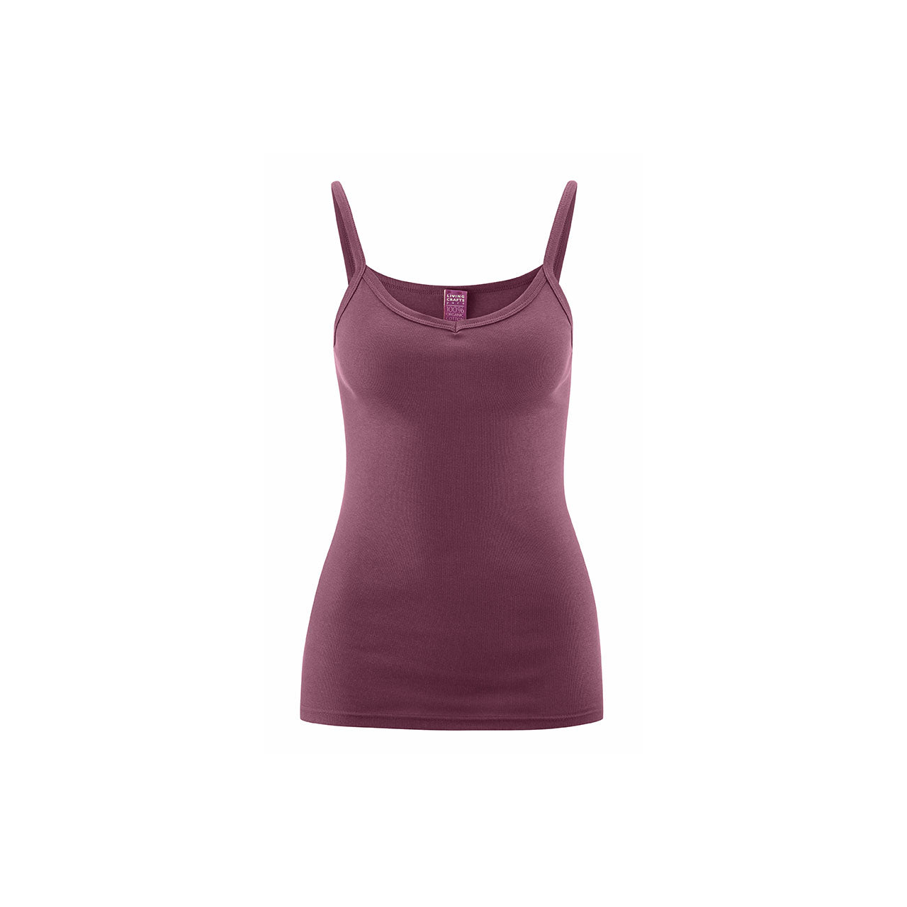 Living Crafts Julia Spaghettiträger-Unterhemd aus Bio Baumwolle