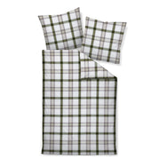 Janine Cortina Karo Bettwäsche Set aus Baumwolle