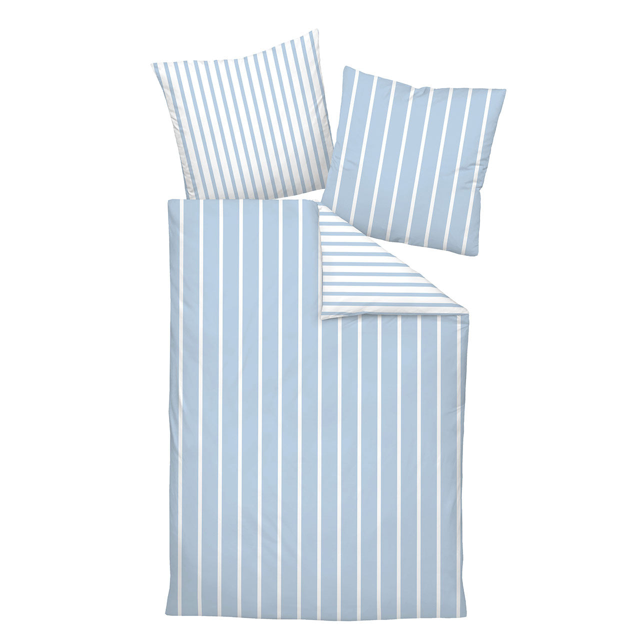 Janine Jersey Modern Classic Streifen Bettwäsche Set aus Baumwolle