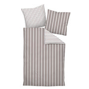 Janine Jersey Modern Classic Streifen Bettwäsche Set aus Baumwolle