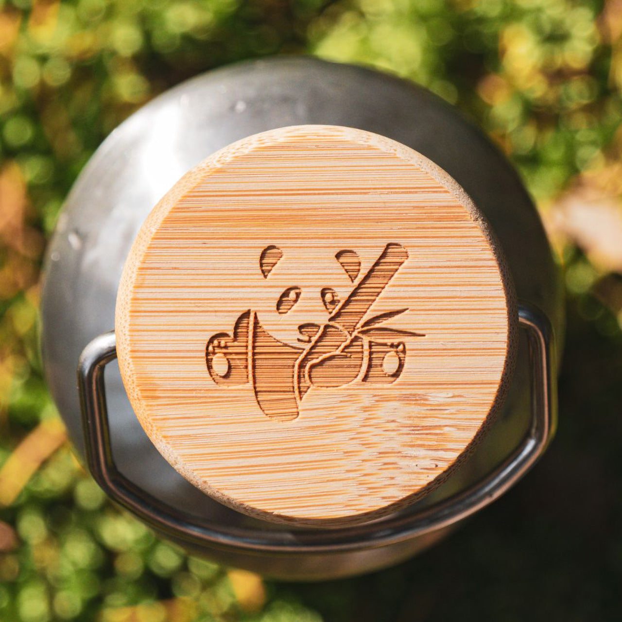 Pandoo Thermo Trinkflasche aus Edelstahl