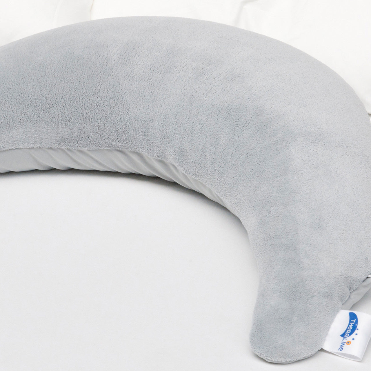 Theraline Plüschmond Stillkissen mit EPS-Mikroperlen Füllung