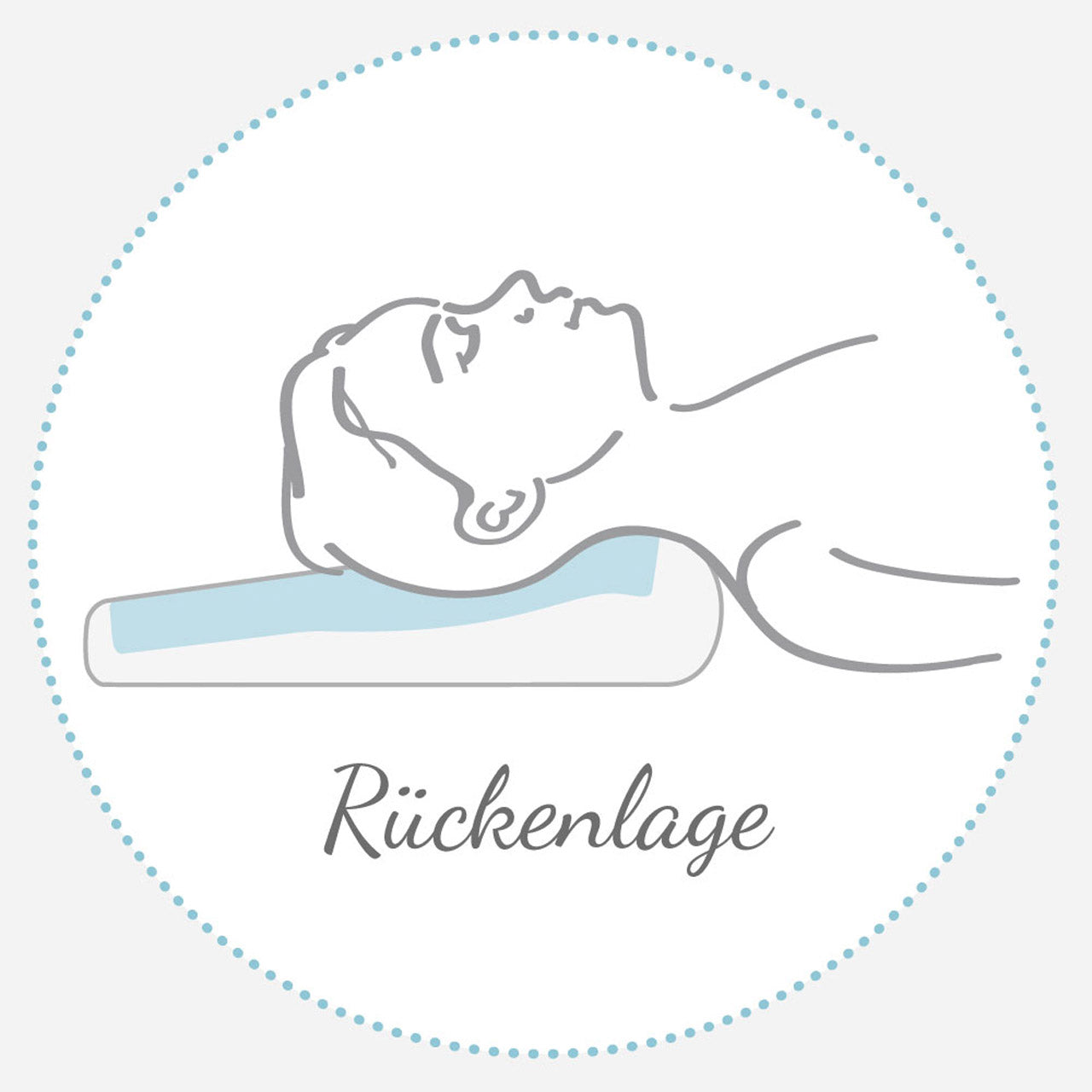 Theraline PEARLfusion Bamboo Collection ergonomisches Kopfkissen mit Mikroperlen Füllung / Schaumstoff Kern